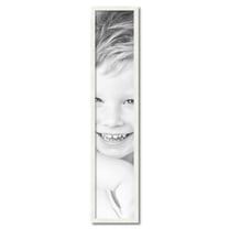 ArtToFrames 9" x 46" White Picture Frame, 9x46 inch White Wood Poster Frame (WOM-5138)