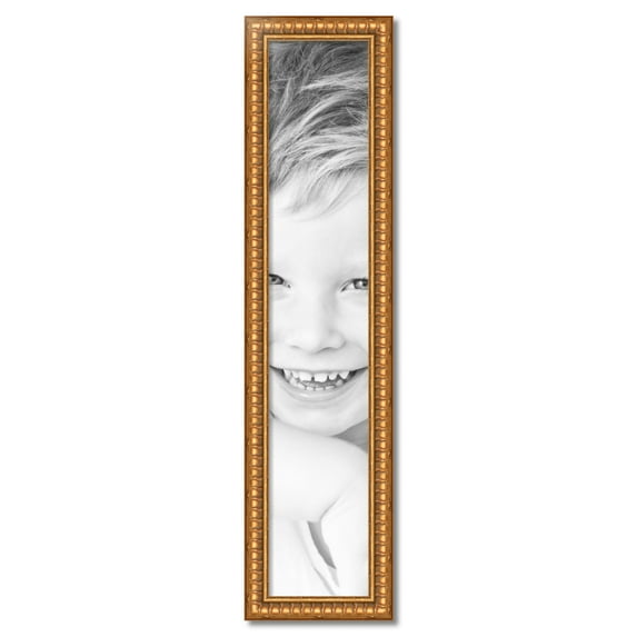 ArtToFrames 9" x 48" Gold Picture Frame, 9x48 inch Gold Wood Poster Frame (WOM-4293)