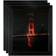 thumbnail image 1 of ArtToFrames 9" x 9" Black Steel Picture Frame, 9x9 inch Black MDF Poster Frame (WOM-4639), 3 Pack, 1 of 6