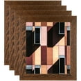 thumbnail image 1 of ArtToFrames 9" x 9" Brown Picture Frame, 9x9 inch Brown Wood Poster Frame (WOM-4291), 4 Pack, 1 of 7