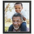 thumbnail image 1 of ArtToFrames 9" x 9" Distressed Black Picture Frame, 9x9 inch Black Wood Poster Frame (WOM-4740), 1 Pack, 1 of 7