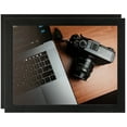 thumbnail image 1 of ArtToFrames 9" x 9" Satin Black Tall Picture Frame, 9x9 inch Black Wood Poster Frame (WOM-1852), 2 Pack, 1 of 7
