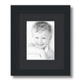 thumbnail image 1 of ArtToFrames 9x11" Matted Picture Frame with 5x7" Single Mat Photo Opening Framed in 1.25" Satin Black and 2" Black Mat (FWM-3926-9x11), 1 of 8