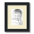 thumbnail image 1 of ArtToFrames 9x11 Matted Picture Frame with 5x7 Single Mat Photo Opening Framed in 1.25 Satin Black and 2 Oyster Mat (FWM-3926-9x11), 1 of 8