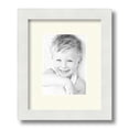 thumbnail image 1 of ArtToFrames 9x11 Matted Picture Frame with 5x7 Single Mat Photo Opening Framed in 1.25 Satin White Frame and 2 Brilliant White Mat (FWM-3966-9x11), 1 of 8