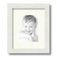 thumbnail image 1 of ArtToFrames 9x11" Matted Picture Frame with 5x7" Single Mat Photo Opening Framed in 1.25" Satin White Frame and 2" Chantilly Mat (FWM-3966-9x11), 1 of 8