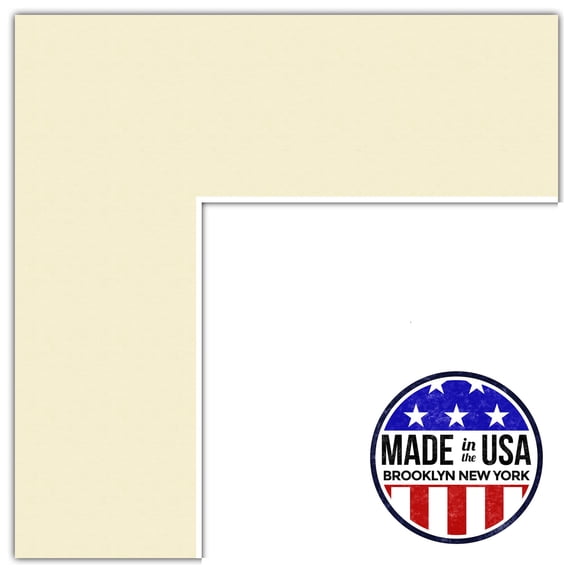 ArtToFrames 9x13" Oyster Custom Mat for Picture Frame with Opening for 5x9" Photos. Mat Only, Frame Not Included (MAT-185)