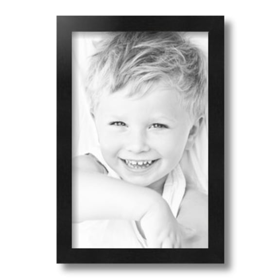 ArtToFrames 9x14" Black Picture Frame, Black Wood Poster Frame, with Regular Glass and 2 (FBPL-5139)