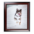 thumbnail image 1 of ArtToFrames 9x14" Matte mahogany Diploma Picture Frame, Brown Wood Poster Frame, with Regular Glass and 2 (FBPL-5108), 1 of 7