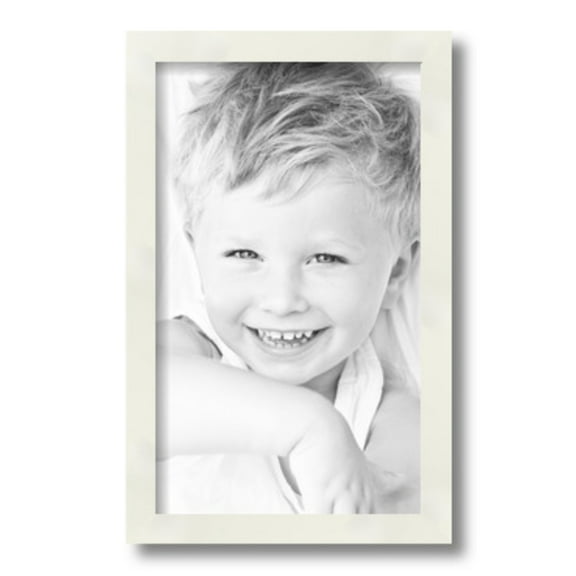 ArtToFrames 9x15 inch White Picture Frame, White 9" x 15" Wood Poster Frame (WOM-5140) 1234