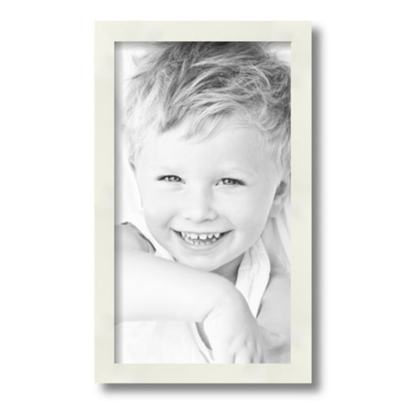 ArtToFrames 9x16" White Picture Frame, White Wood Poster Frame, with Regular Glass and 2 (FBPL-5140)