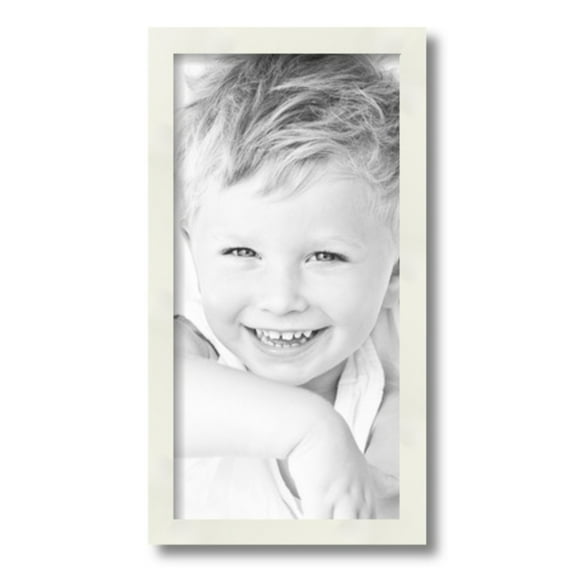 ArtToFrames 9x18" White Picture Frame, White Wood Poster Frame, with Regular Glass and 2 (FBPL-5140)