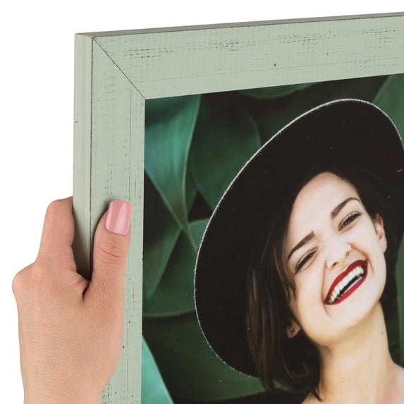 ArtToFrames 9x32 inch Sage Picture Frame, Gray Wood Poster Frame (4585)