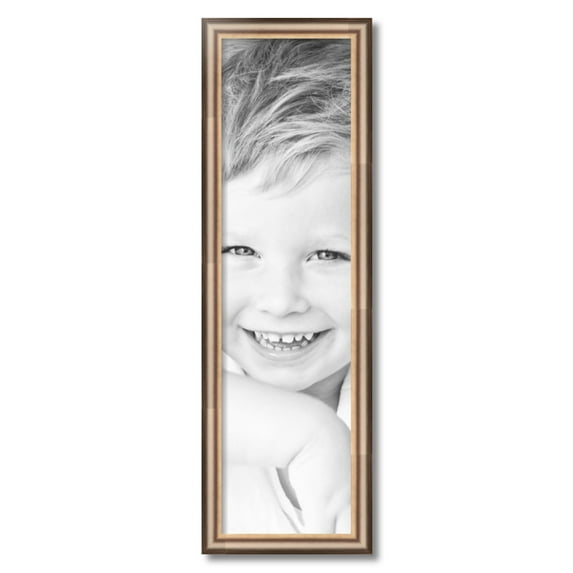 ArtToFrames 9x33" Anique Silver Picture Frame, Silver Wood Poster Frame, with Regular Acrylic and 2 (FBPL-4964)