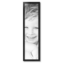 ArtToFrames 9x35" Black Picture Frame, Black Wood Poster Frame, with Regular Acrylic and 2 (FBPL-5141)