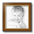 thumbnail image 1 of ArtToFrames 9x9 Inch Medium Tri-colored Frame Picture Frame, This Brown MDF Poster Frame is Great for Your Art or Photos, Comes with Regular Glass (4446), 1 of 1
