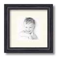 thumbnail image 1 of ArtToFrames 9x9" Matted Picture Frame with 5x5" Single Mat Photo Opening Framed in 1.25" Black Stain on Solid Red Oak and 2" Off White Mat (FWM-4083-9x9), 1 of 7