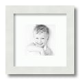 thumbnail image 1 of ArtToFrames 9x9" Matted Picture Frame with 5x5" Single Mat Photo Opening Framed in 1.25" Satin White Frame and 2" Super White Mat (FWM-3966-9x9), 1 of 8