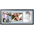 thumbnail image 1 of ArtToFrames Collage Photo Picture Frame with 1 - 10x13.75 and 2 - 11x14 Openings, Framed in Black with Baby Blue and Black Mats (CDM-3926-70), 1 of 8