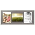 thumbnail image 1 of ArtToFrames Collage Photo Picture Frame with 1 - 10x13.75 and 2 - 11x14 Openings, Framed in White with Pewter and Black Mats (CDM-3966-70), 1 of 8