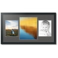 thumbnail image 1 of ArtToFrames Collage Photo Picture Frame with 1 - 11x14 and 2 - 8x10 Openings, Framed in Black with Charcoal and Black Mats (CDM-3926-75), 1 of 1