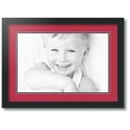 thumbnail image 1 of ArtToFrames Collage Photo Picture Frame with 1 - 11x17" Openings, Framed in Black with Rouge and Black Mats (CDM-3926-271), 1 of 1