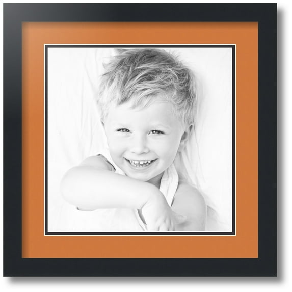 ArtToFrames Collage Photo Picture Frame with 1 - 12x12 Openings, Framed in Black with Octoberfest and Black Mats (CDM-3926-301)