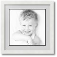 thumbnail image 1 of ArtToFrames Collage Photo Picture Frame with 1 - 12x12 Openings, Framed in White with Candlewick and Black Mats (CDM-3966-301), 1 of 1