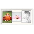 thumbnail image 1 of ArtToFrames Collage Photo Picture Frame with 1 - 12x12 and 2 - 12x16 Openings, Framed in White with Chantilly and Black Mats (CDM-3966-71), 1 of 1