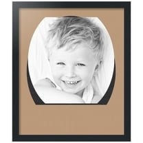 ArtToFrames Collage Photo Picture Frame with 1 - 16x20" Openings, Framed in Black with Desert Sand and Black Mats (CDM-3926-1492)