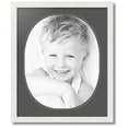 thumbnail image 1 of ArtToFrames Collage Photo Picture Frame with 1 - 16x20 Openings, Framed in White with Charcoal and Black Mats (CDM-3966-272), 1 of 1