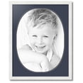 thumbnail image 1 of ArtToFrames Collage Photo Picture Frame with 1 - 18x24 Openings, Framed in White with Blue Jay and Black Mats (CDM-3966-272), 1 of 1