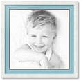 thumbnail image 1 of ArtToFrames Collage Photo Picture Frame with 1 - 20x20 Openings, Framed in White with French Blue and Black Mats (CDM-3966-301), 1 of 1