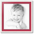 thumbnail image 1 of ArtToFrames Collage Photo Picture Frame with 1 - 22x22 Openings, Framed in White with Rouge and Black Mats (CDM-3966-301), 1 of 1