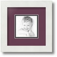 thumbnail image 1 of ArtToFrames Collage Photo Picture Frame with 1 - 4x4 Openings, Framed in White with Ruby and Black Mats (CDM-3966-301), 1 of 1