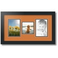 thumbnail image 1 of ArtToFrames Collage Photo Picture Frame with 1 - 4x4 and 2 - 4x6 Openings, Framed in Black with Octoberfest and Black Mats (CDM-3926-71), 1 of 8