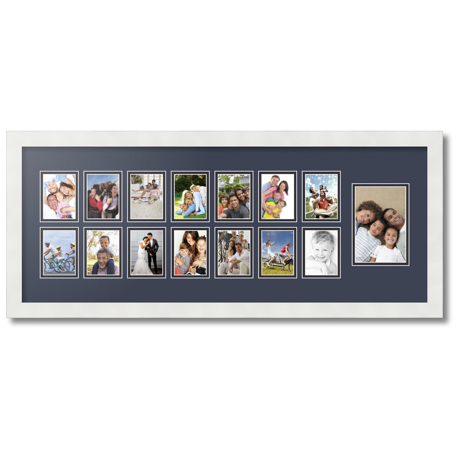 9x12 Picture Frame Mat Windows Fit 2 4x6 Photos in Peewee Style and Color  of Your Choice 9x12 Frame Collage Frame 4x6 