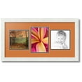 thumbnail image 1 of ArtToFrames Collage Photo Picture Frame with 1 - 5.5x8 and 2 - 6x6 Openings, Framed in White with Octoberfest and Black Mats (CDM-3966-99), 1 of 8