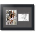 thumbnail image 1 of ArtToFrames Collage Photo Picture Frame with 1 - 5x7, 3.5x5 Openings, Framed in Black with Charcoal and Black Mats (CDM-3926-42), 1 of 8