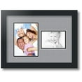 thumbnail image 1 of ArtToFrames Collage Photo Picture Frame with 1 - 5x7, 3.5x5" Openings, Framed in Black with Silver and Black Mats (CDM-3926-109), 1 of 8