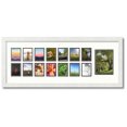 thumbnail image 1 of ArtToFrames Collage Photo Picture Frame with 1 - 5x7 and 14 - 2.5x3.5 Openings, Framed in White with Porcelain and Black Mats (CDM-3966-249), 1 of 1