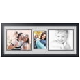 thumbnail image 1 of ArtToFrames Collage Photo Picture Frame with 1 - 5x7 and 2 - 8x10" Openings, Framed in Black with Candlewick and Black Mats (CDM-3926-306), 1 of 8