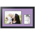 thumbnail image 1 of ArtToFrames Collage Photo Picture Frame with 1 - 8.5x11, 4x6" Openings, Framed in Black with Lavender Mist and Black Mats (CDM-3926-196), 1 of 8