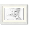 thumbnail image 1 of ArtToFrames Collage Photo Picture Frame with 1 - 8.5x14" Openings, Framed in White with Off White and Black Mats (CDM-3966-271), 1 of 1