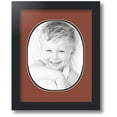 thumbnail image 1 of ArtToFrames Collage Photo Picture Frame with 1 - 8x10 Openings, Framed in Black with Cognac and Black Mats (CDM-3926-272), 1 of 8