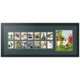 thumbnail image 1 of ArtToFrames Collage Photo Picture Frame with 1 - 8x10 and 14 - 2.5x3.5" Openings, Framed in Black with Evergreen and Black Mats (CDM-3926-509), 1 of 8