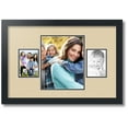 thumbnail image 1 of ArtToFrames Collage Photo Picture Frame with 1 - 8x10 and 2 - 3.5x5 Openings, Framed in Black with Seaside and Black Mats (CDM-3926-75), 1 of 8