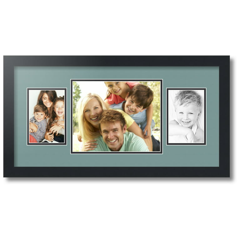 Multi Photo Frames Collage Two 4x6 Pictures with Mat or 8x10 Without Mat