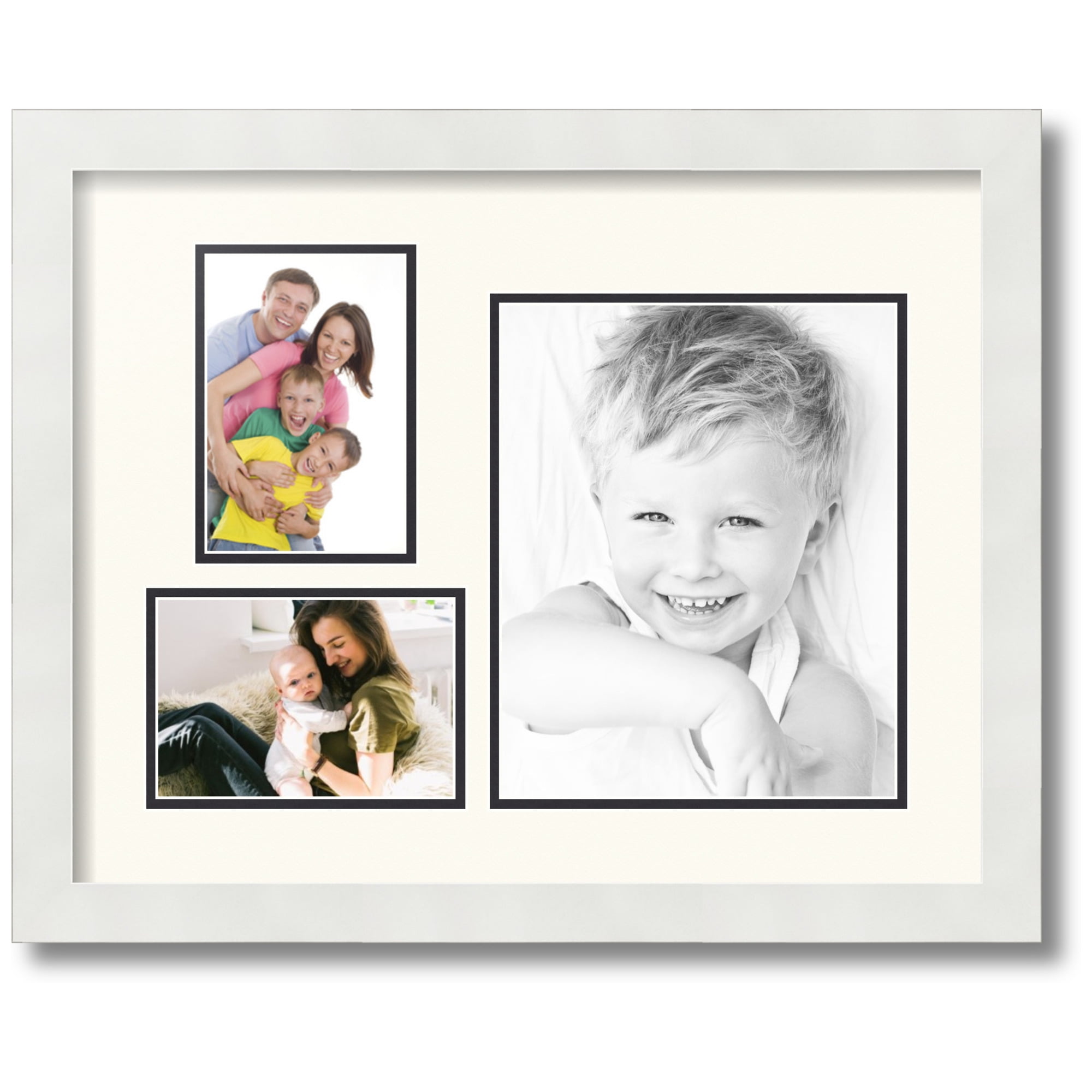 ArtToFrames Collage Photo Picture Frame with 1 - 8x10 and 2 - 4x6