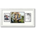 thumbnail image 1 of ArtToFrames Collage Photo Picture Frame with 1 - 8x10 and 2 - 4x6 Openings, Framed in White with Porcelain and Black Mats (CDM-3966-70), 1 of 8